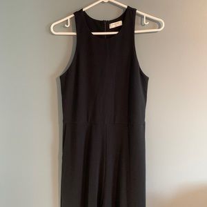 Aritzia BABATON Black wide leg jumpsuit